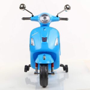 Vespa 12v Battery Operated Rechargeable Ride On Scooter with Foot Accelerator for Kids