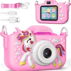 Unicorn Kids Digital Camera Pink