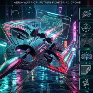 Starfighter ZCVTO-Z3 futuristic toy airplane for kids, space fighter aircraft toy model, black and red jet plane toy, action airplane toy for boys and girls, Kartiki Mart