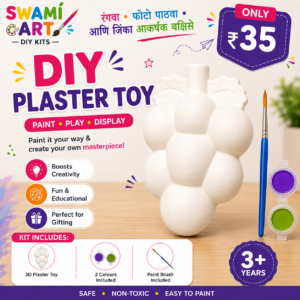 SWAMI ART Mini DIY Plaster Toy Kit – Grapes