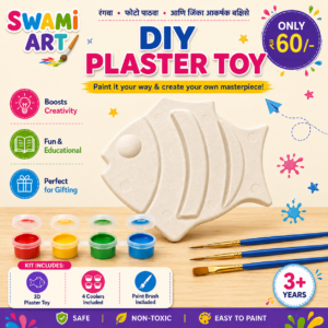3D DIY Plaster Toy Kit - Fish