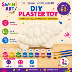 3D DIY Plaster Toy Kit - Turtle