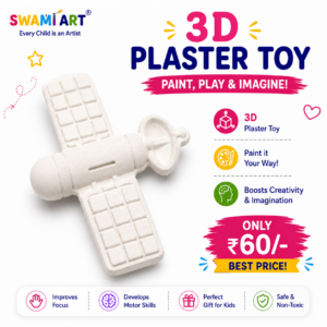 3D DIY Plaster Toy Kit - Space Satellite